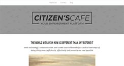 Desktop Screenshot of citizenscafe.com